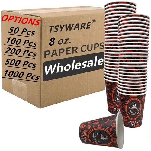 8oz disposable paper cups - paper,